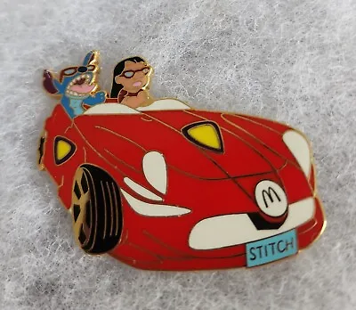 Disney/mcdonalds~lilo & Stitch In Red Convertible Le 250 Fastasy Pin-free Shpg! • $38.61