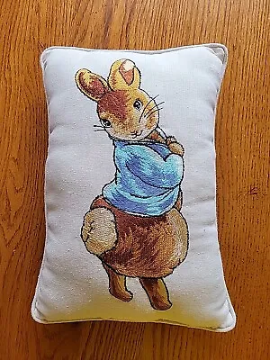 Peter Rabbit Easter Beatrix Potter Throw Pillow Spring Cottage Granny Core READ  • $12.90