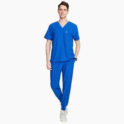 UNIFORMS WORLD Louis 309TS™ Men's 8-Pocket Core Jogger Scrub Set [BRAND NEW] • $29.99