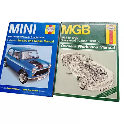 2X Haynes Workshop Manual Mgb/Mini • $12.32