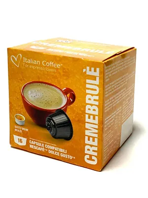 Dolce Gusto ITALIAN COFFEE Crème Brule Coffee Pods 1 Box SHIPS FREE • $16.99