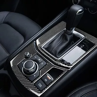 Carbon Fiber Style Center Console Gear Shift Frame Trim Cover For Mazda CX5 CX-5 • $19.96