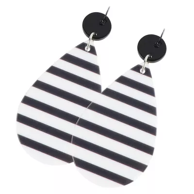  Soccer Earrings 1960s Black And White Ladies Woman For Women • £4.65