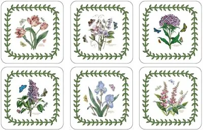 $14.99 • Buy Pimpernel Botanic Garden Collection Cork-Backed Coasters - Set Of 6