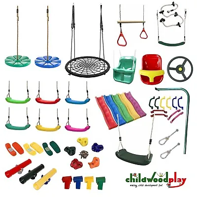 Climbing Frames Accessories  Slide Garden Swings Seat Telescope Rocks Handles • £162.50