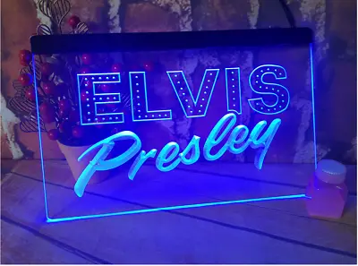 Elvis Presley Music LED Neon Light Sign For Beer Bar Pub Club Home Party Gift • $23.99