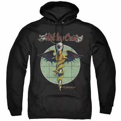 Motley Crue Dr Feelgood Hoodie Sweatshirt Licensed Rock N Roll Retro Band Black • $31.49