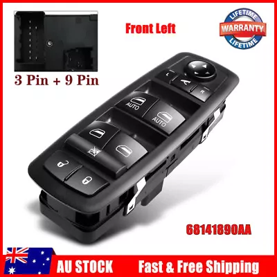 New Master Power Window Control Switch 68141890aa For 2014-2017 Jeep Cherokee Au • $50.34