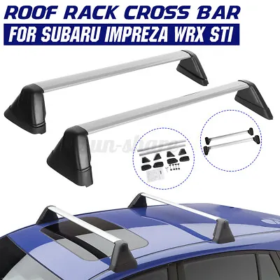 $98.99 • Buy Roof Rack Cross Bar Set Pair For Subaru Impreza WRX STi Sedan & Wagon 2008-2014