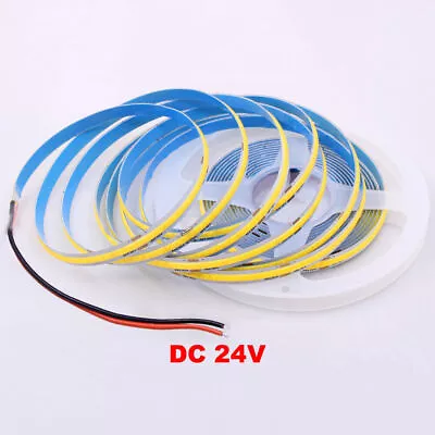 COB LED Strip Light Flexible Tape Lights Home DIY Lighting Warm White 5V 12V 24V • $7.69