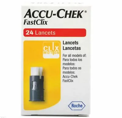 Accu-Chek FastClix Lancets 24 Blood Glucose Testing  • £9.15