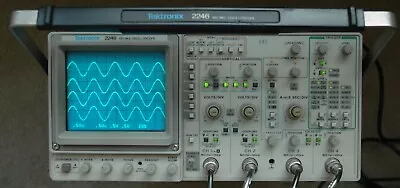 Refurbished Tektronix 2246 100 MHz Oscilloscope With 2 New Probes Power Cord • $202.50