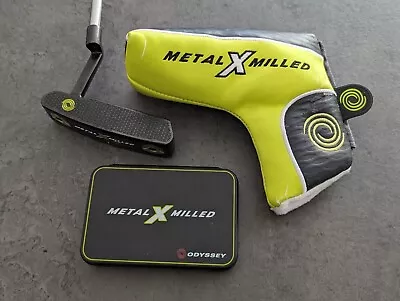 Odyssey Metal X Milled 1 Putter W/ Head Cover And Weight Kit ~ Left Hand • $159