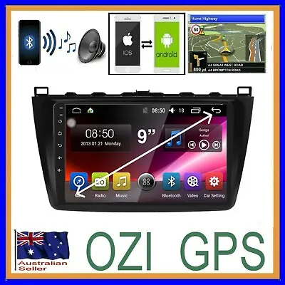MAZDA 6 2010-12  GPS WIRELESS CARPLAY ANDROID AUTO DAB+ DVR TPMS Works With BOSE • $64.94