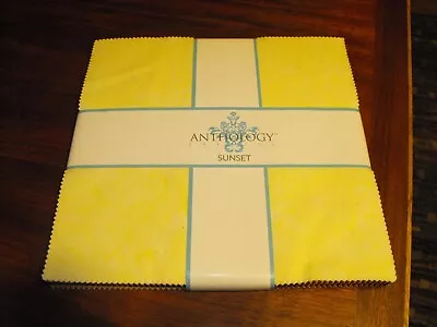 NEW ANTHOLOGY Sunset Layer Cake/40 Pieces 10 Inches Square • $15.50