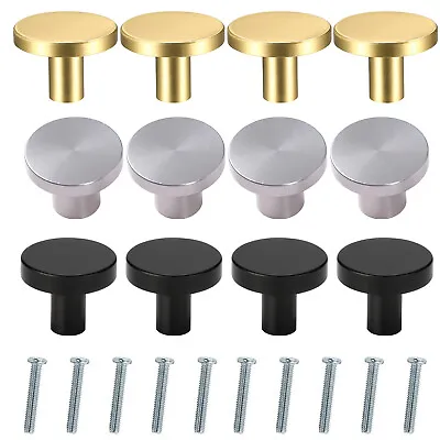 10Pcs Solid Door Knobs Cabinet Handles Cupboard Drawer Furniture Kitchen DIY UK • £2.99