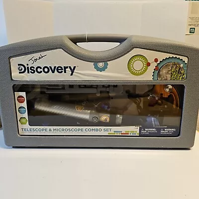Discovery Kids 900x Biological Microscope And Telescope Kit Set W/Carrying Case • $45