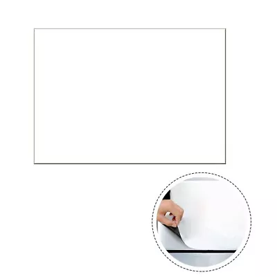 Compact Magnetic Notice Board For Kitchen Or Office Includes 8 Colorful Markers • £7.68