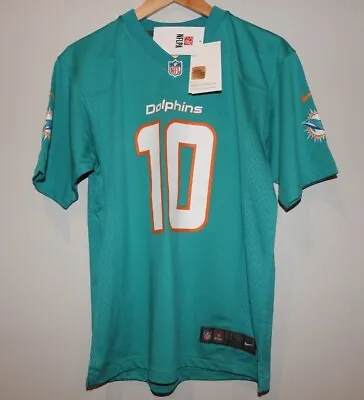 NFL Miami Dolphins #10 HILL Football Jersey New Youth LARGE $70 • $39.99