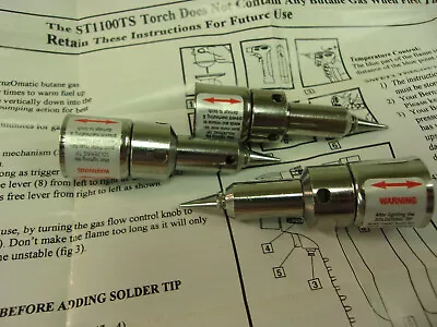 Bernzomatic Micro Soldering Head For ST1100TS Torch Lot Of 3 • $24.95