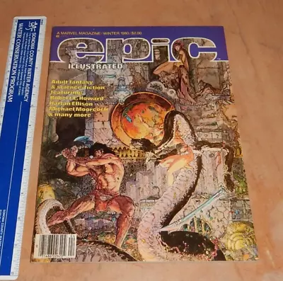 Epic Illustrated #4 Winter 1980 Marvel Magazine Of Fantasy & Sci Fi • $9.99