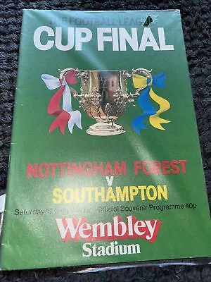 Nottingham Forest V Southampton League Cup Final 17th Mar 1979 • £1