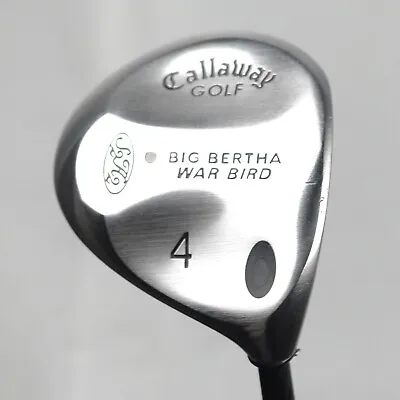 Men's RH Callaway Golf BIG BERTHA Warbird 4 Wood Firm Flex Graphite Shaft • $44.95