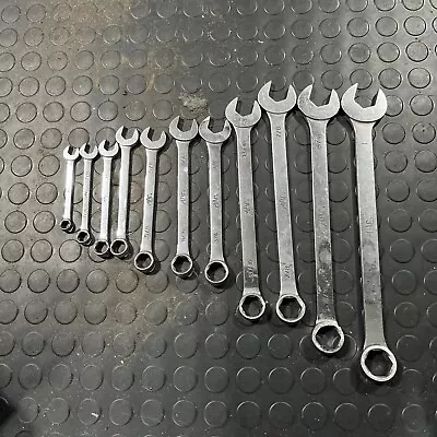 Mac Tools Combination Wrench Set Sae Standard 6 Pt. 11pc. • $200