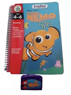 Finding NEMO  Leapfrog Leappad Book & Cartridge Disney Reading Ages 4 - 6 Years • £6