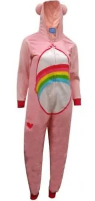 £52.61 • Buy Care Bear Cheer Bear One Piece Pajamas Womens  Size Xs Costume Union Suit  New