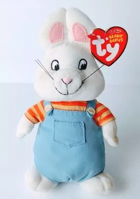 Ty Beanie ~ MAX (Nick Jr ~ MAX & RUBY) Bunny Rabbits ~ MWMT'S ~ RARE~ Retired • $19.99