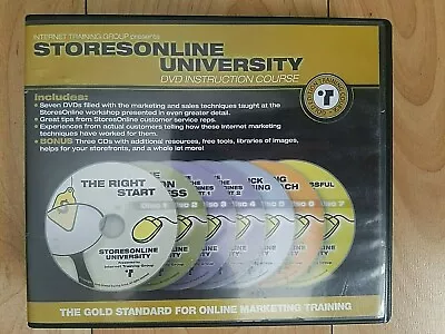 Stores On Line University Marketing Training Course Sales - (7 DVD & 3 CD Set) • $14.90