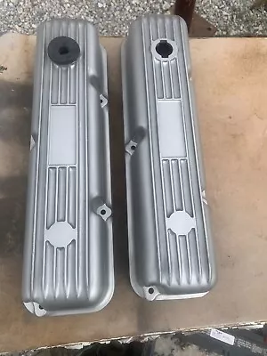 Ford FE 390 406 427 428 Finned Aluminum Valve Covers Nostalgic Vintage • $275