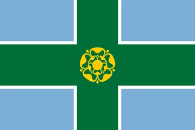 £3.49 • Buy Derbyshire Flag Sticker Self Adhesive