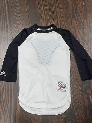 Boys McDavid Hexpad Heart Guard Chest Protector Baseball Shirt 3/4 Sleeve Small • $17.99