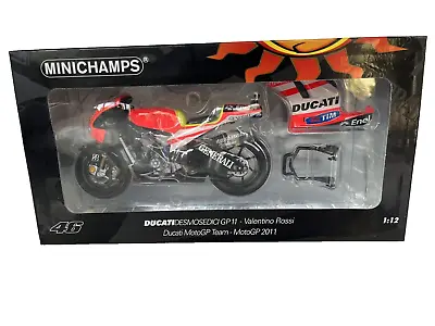 Minichamps 1/12 Scale Diecast 122 110046 Ducati Desmosedici GP11 2011 Rossi • £119.99