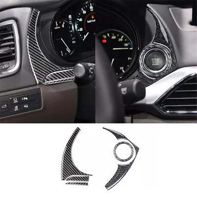 5Pcs Carbon Fiber Dashboard Speedometer Cover Trim For Mazda CX-9 2016-2022 • $22.66