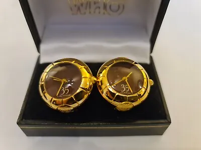 Doctor Who : Gold Coloured Finger Clock Set With The Seal Of Rassilon (tk) • $99.56