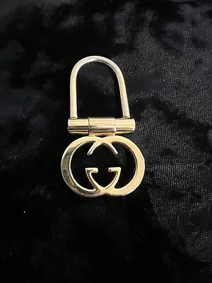 Vintage GUCCI Gold GG Key Ring. • $250