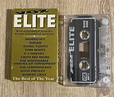 VOX Elite Promo Cassette (1993) 10 Tracks Inc. Morrissey PJ Harvey Tom Waits • $4.92