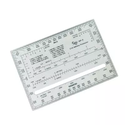 Acrylic Protractor Ruler Compact Map Reading For Engineering Map Protractor Map • $14.39