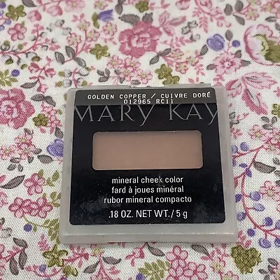 MARY KAY GOLDEN COPPER Mineral Cheek Color. Blush! New. • $11.99