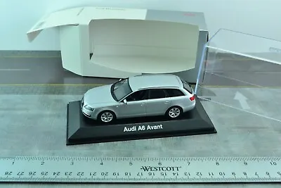 Minichamps Diecast AUDI A6 Avant Station Wagon Car Silver 1/43 Scale  • $39.95