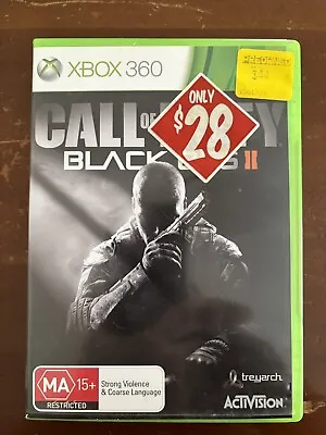 Call Of Duty - Black Ops II 2 (Xbox 360 2010) - Aus PAL - VGC - Free Postage • $32