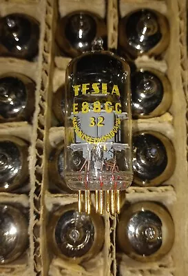 £49.16 • Buy Tesla E88CC 6922 Gold Pin Tube