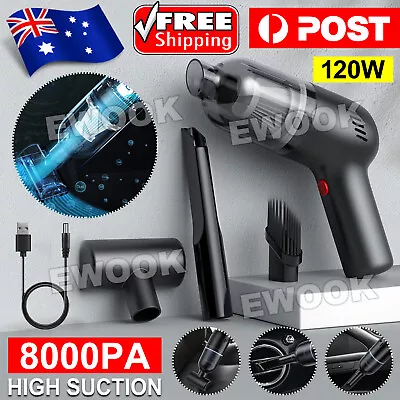 $25.95 • Buy Powerful Cordless Car Home Vacuum Cleaner Mini Handheld Cleaning Vac 8000Pa