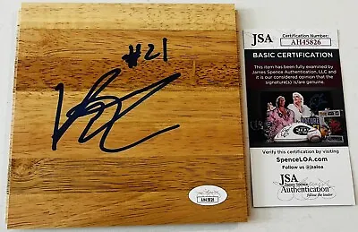 Karter Knox Signed 6x6 Parquet Floorboard Nba Basketball Overtime Elite Jsa Coa • $40.99