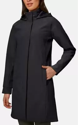 NEW!! Mondetta Women's Black Long Softshell Jacket Size Medium #217 • $34.39