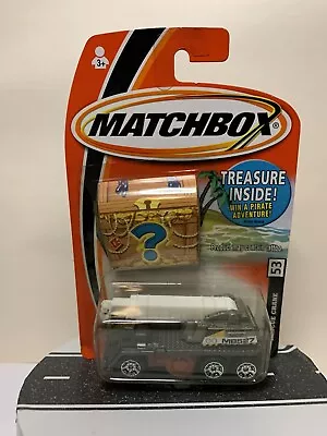 2004 Matchbox Treasure Chest Card #53 Rescue Crane Dark Grey W/6 Wheels - NIP • $10.49