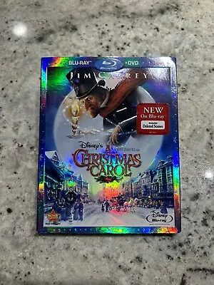 NEW* Read Disney A Christmas Carol (Blu-ray) Jim Carrey. W~SLIP Charles Dickens • $9.99